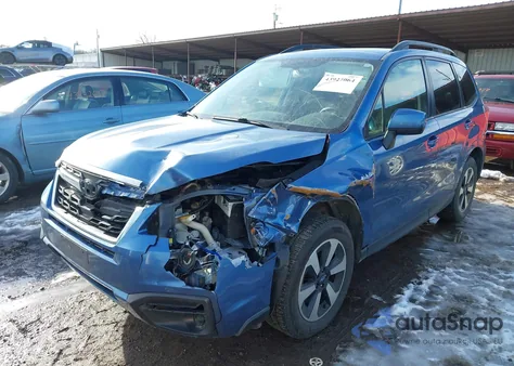 2018 Subaru Forester 2.5I Premium from USA, damaged, VIN JF2SJAEC6JH506354